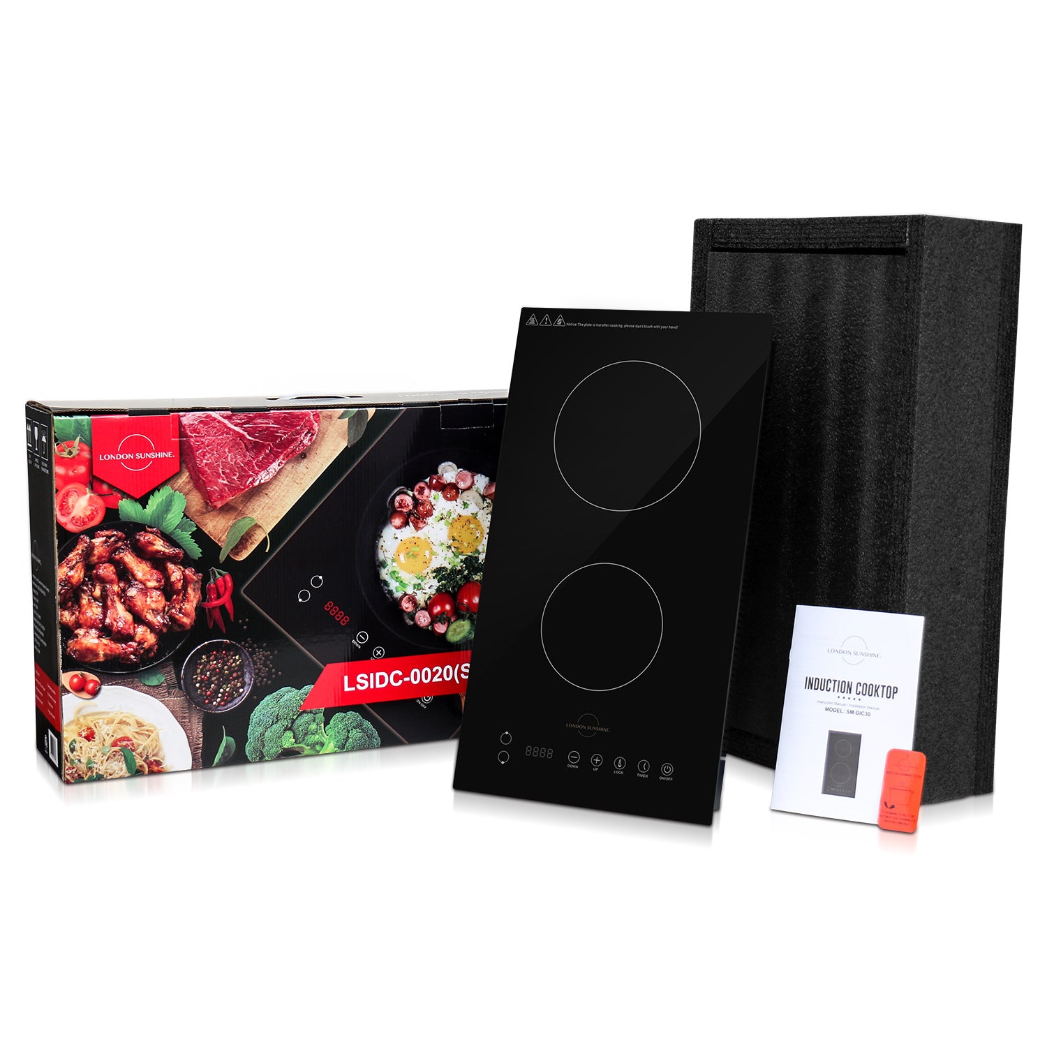 London Sunshine Induction Cooktop - Dual Vertical Mount